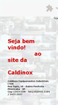 Mobile Screenshot of caldinox.com.br